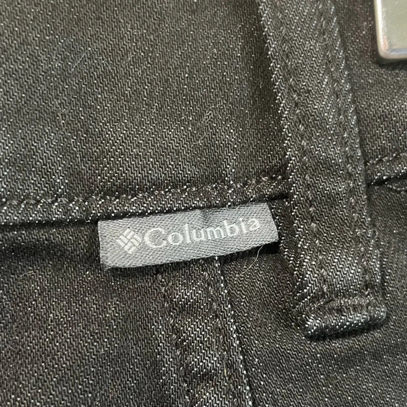 Columbia  Women’s Black Denim Button-Front Skirt - Size 8 - Picture 9 of 12